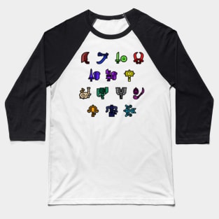 Monster Hunter Weapons Sticker Pack Baseball T-Shirt